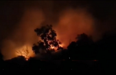 VIDEO Požar bukti iznad pruge u Meji